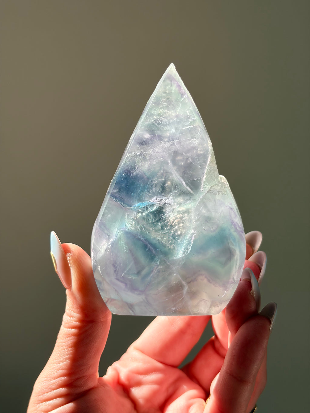 Fluorite Flame Carving