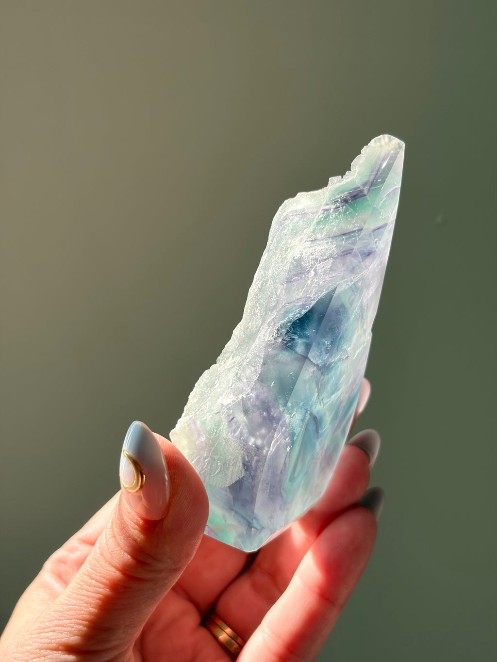 Fluorite Flame Carving