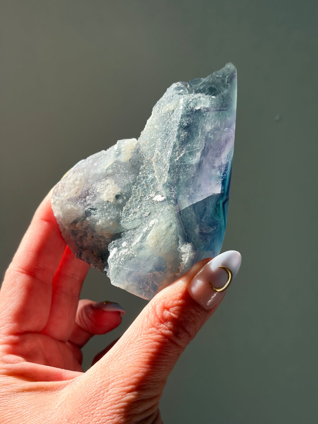 Fluorite Flame Carving