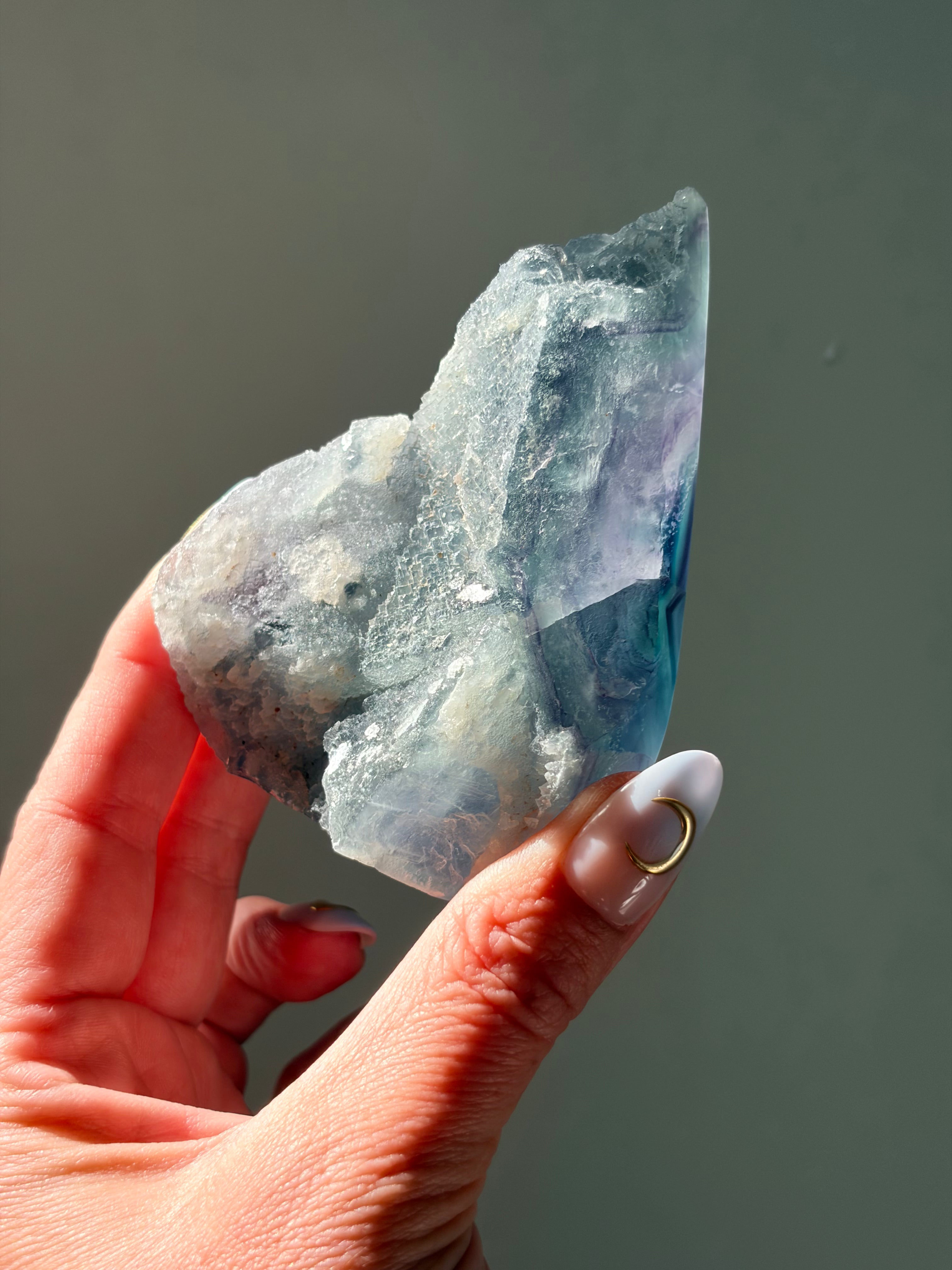 Fluorite Flame Carving