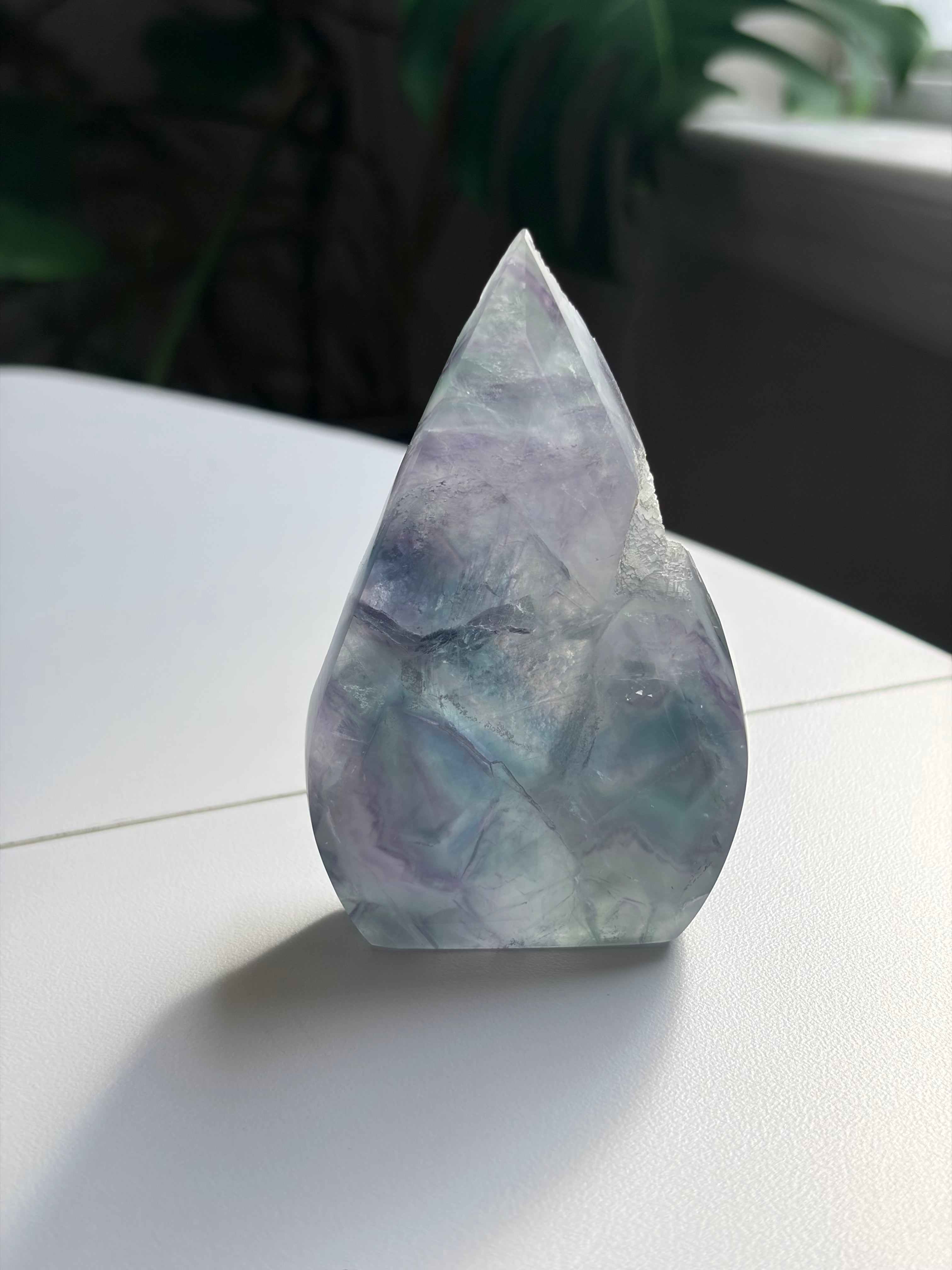 Fluorite Flame Carving