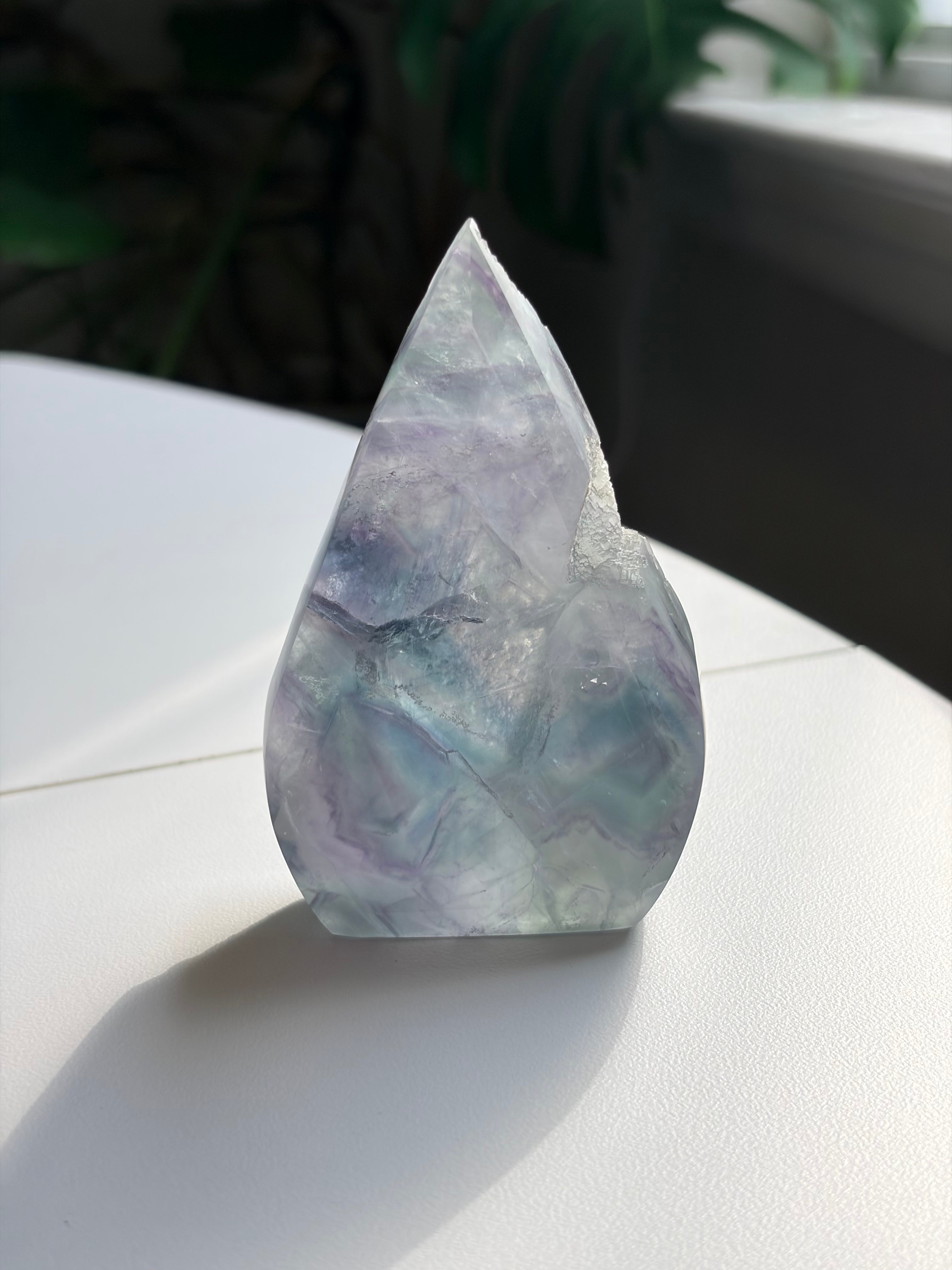 Fluorite Flame Carving