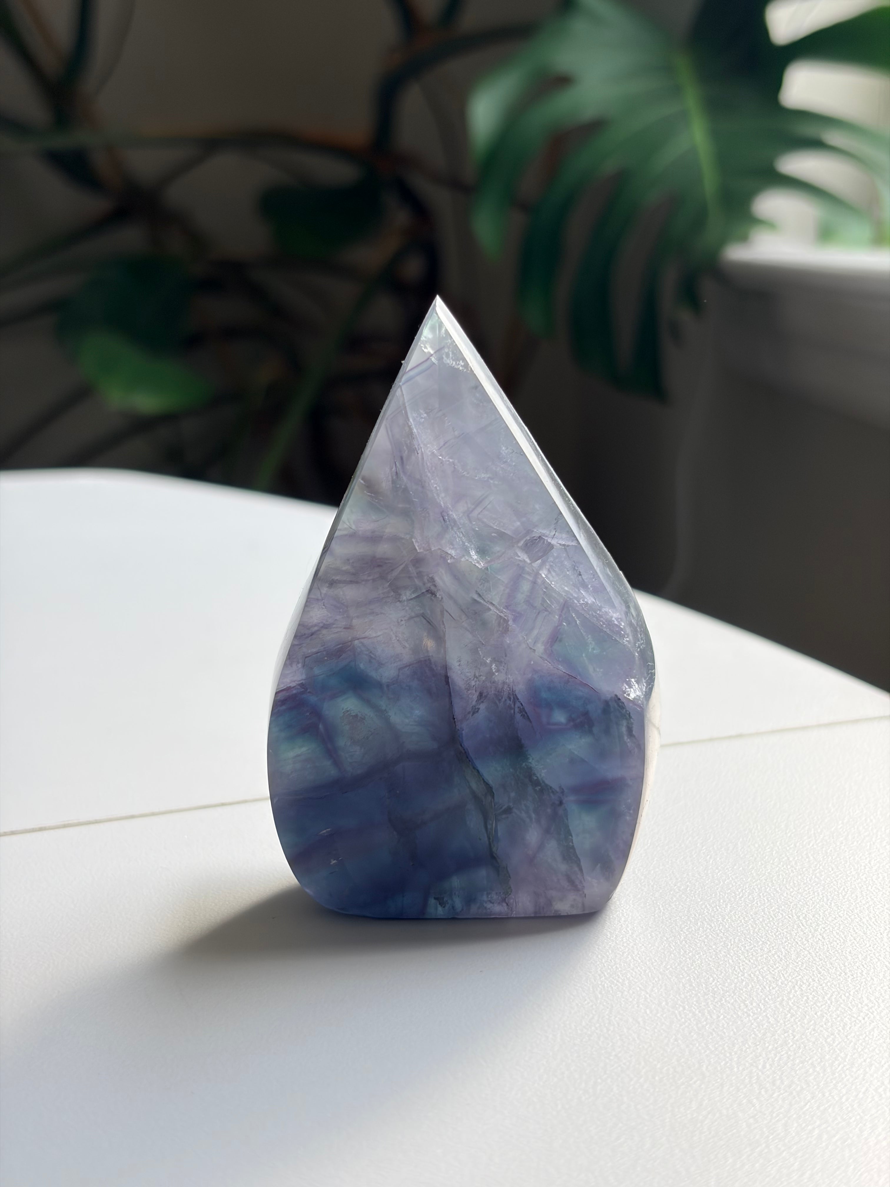 Fluorite Flame Carving