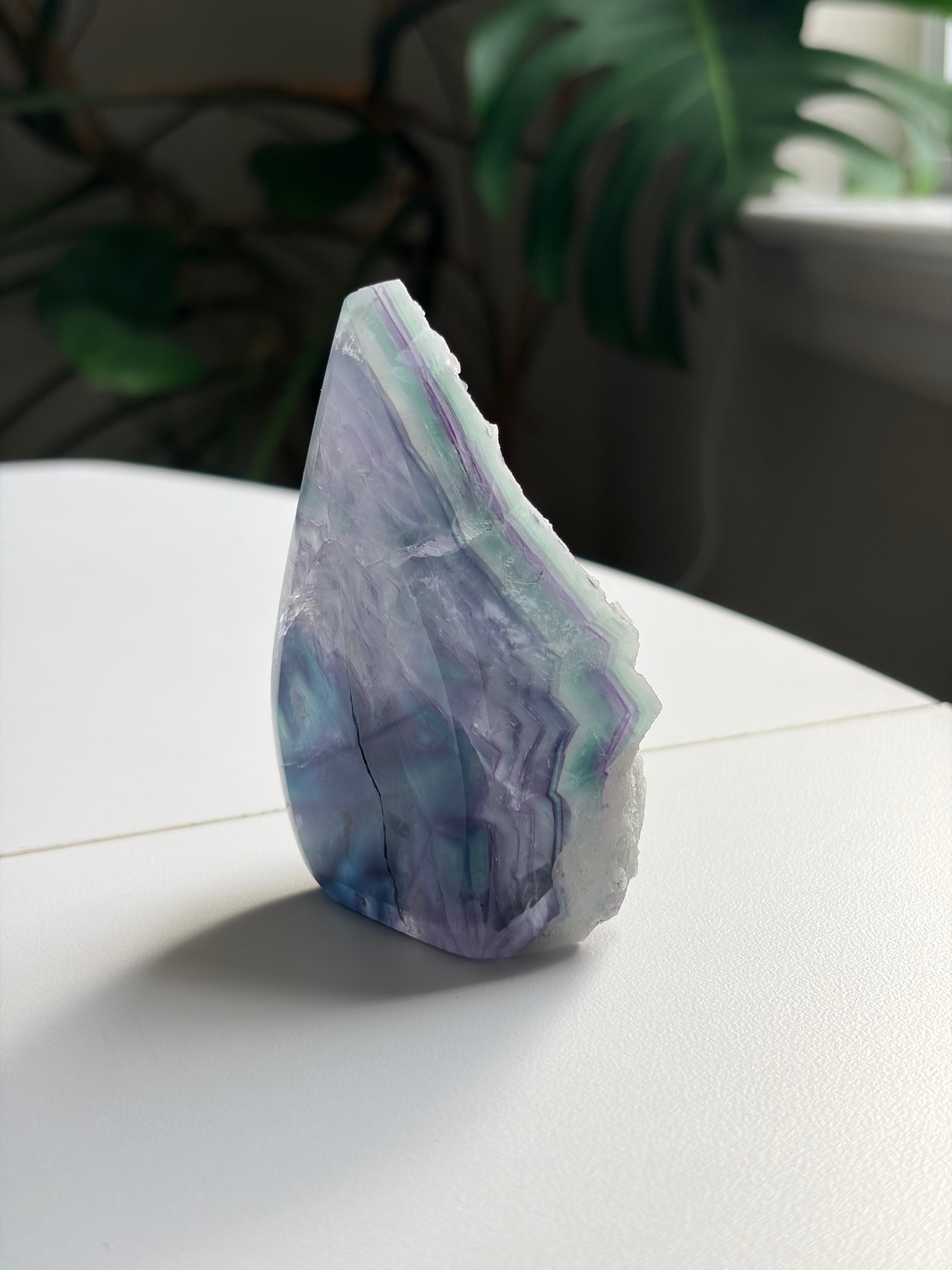 Fluorite Flame Carving