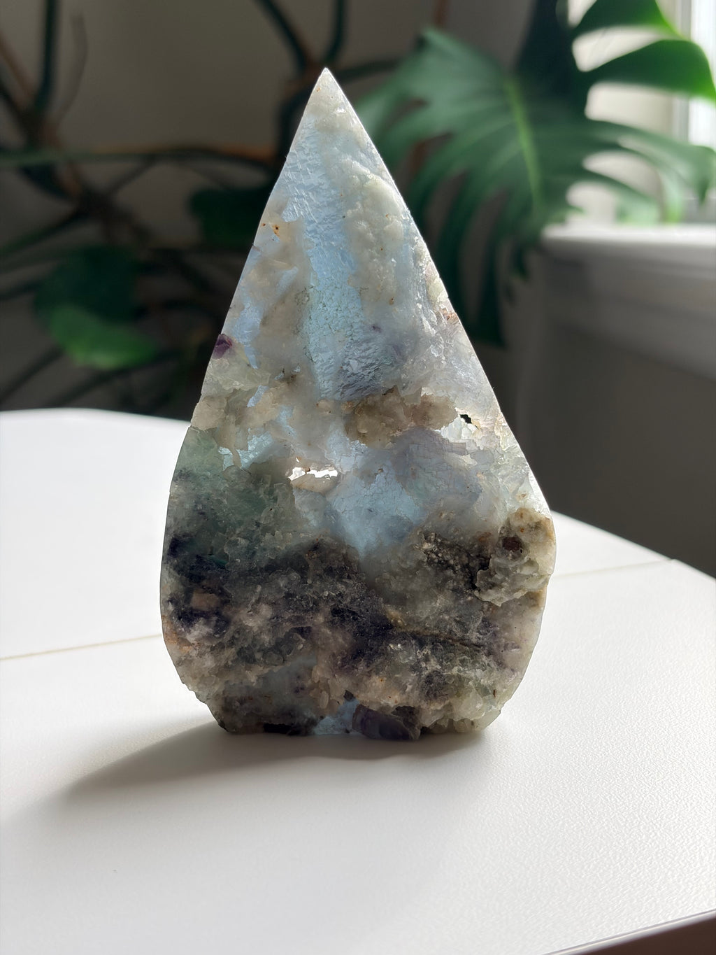 Fluorite Flame Carving