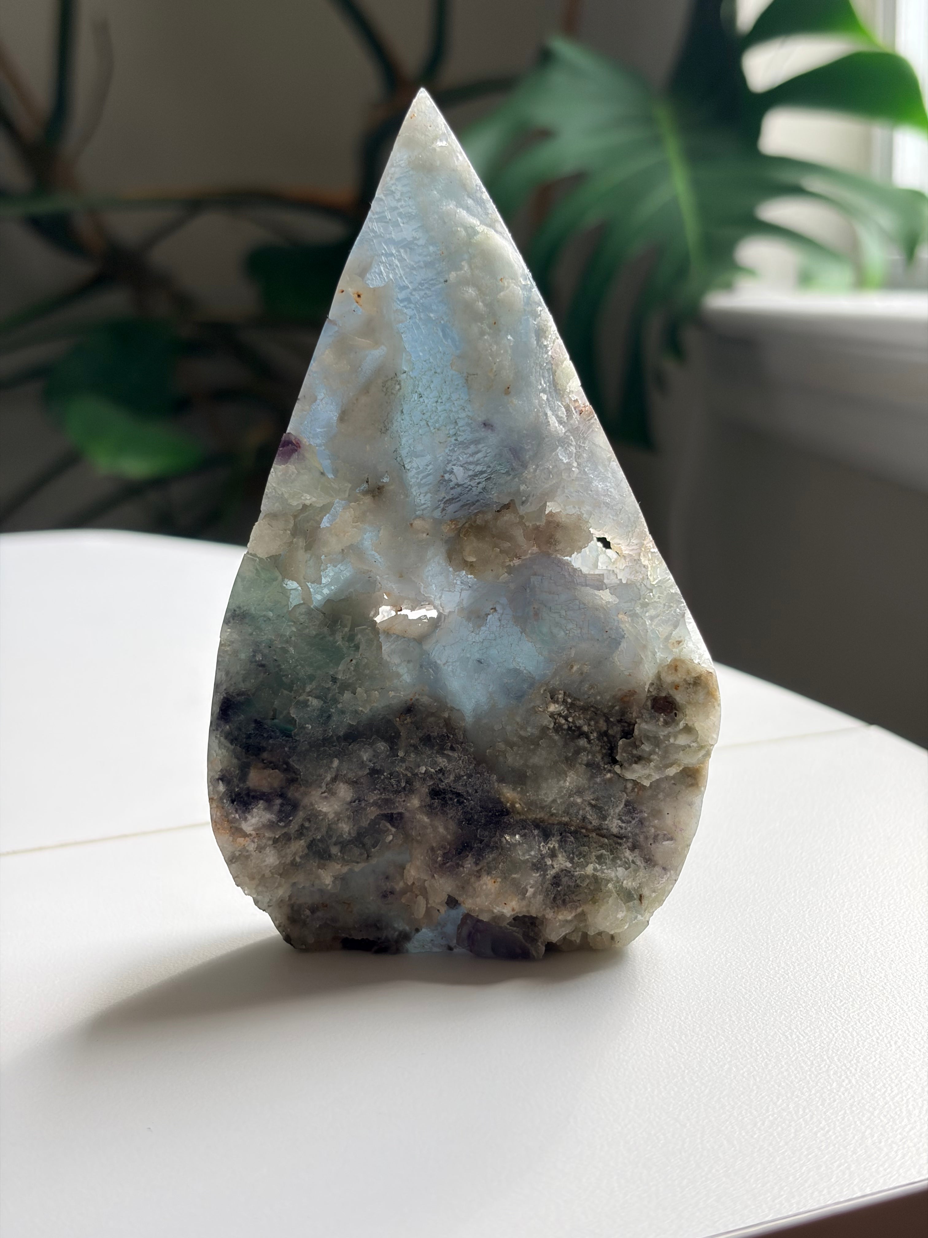 Fluorite Flame Carving