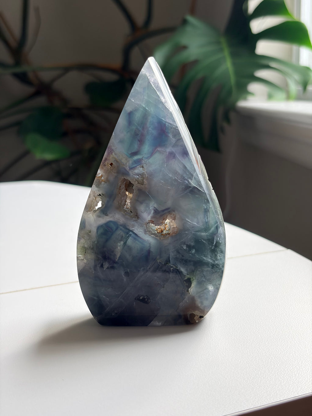 Fluorite Flame Carving