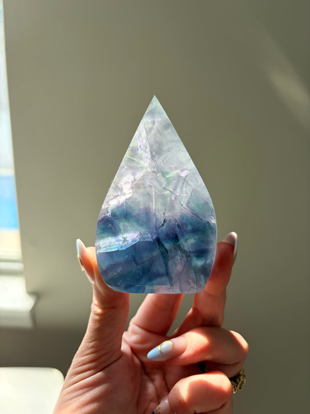 Fluorite Flame Carving